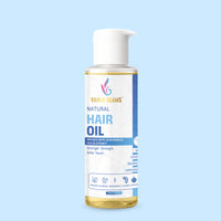 Vanue Glams Natural Hair Oil – Infused with 18 Botanical Oils & Extracts – Argan, Almond, Rosemary, Jojoba, Onion – Nourishes, Strengthens, and Promotes Hair Growth – 100ml