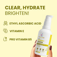 Vanue Glams 10% Vitamin C Serum – Infused with Vitamin E & Pro Vitamin B5 – Anti-Aging, Collagen Boosting, Restores Skin Radiance – 30ml