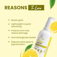 Vanue Glams 10% Vitamin C Serum – Infused with Vitamin E & Pro Vitamin B5 – Anti-Aging, Collagen Boosting, Restores Skin Radiance – 30ml