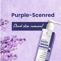 Vanue Glams Exfoliate Body Wash – Deep Cleansing & Radiant Skin with 2% Lactic Acid, 1% Salicylic Acid , 1% Ceramide and Pro Vitamin B5 – 250ml